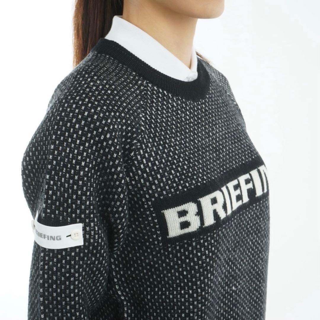 最終値下　24AW完売新作新品未使用タグ無:ブリーフィング セーター 黒M
