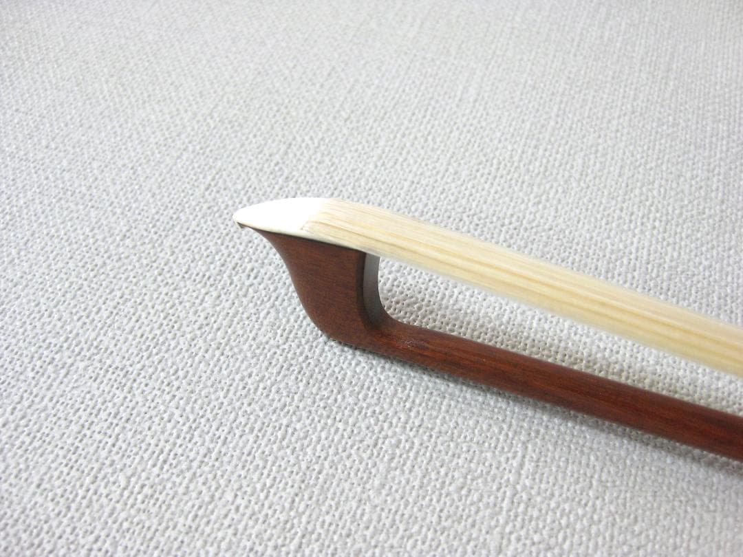 【上級分数弓3/4】 フランス製 Luthes Paris 銀黒檀 バイオリン弓