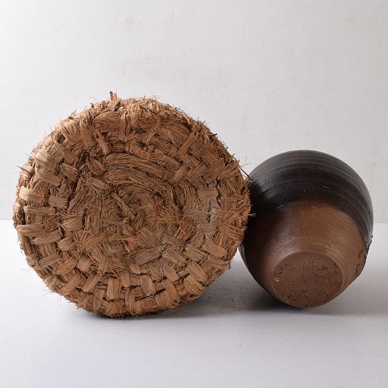 志戸呂焼　瀬戸焼　祖母懐　四耳壷　茶壷　C　R8354H