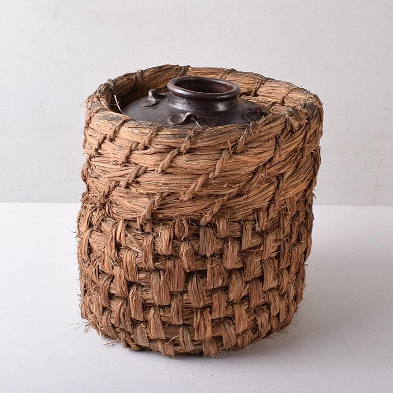 志戸呂焼　瀬戸焼　祖母懐　四耳壷　茶壷　C　R8354H