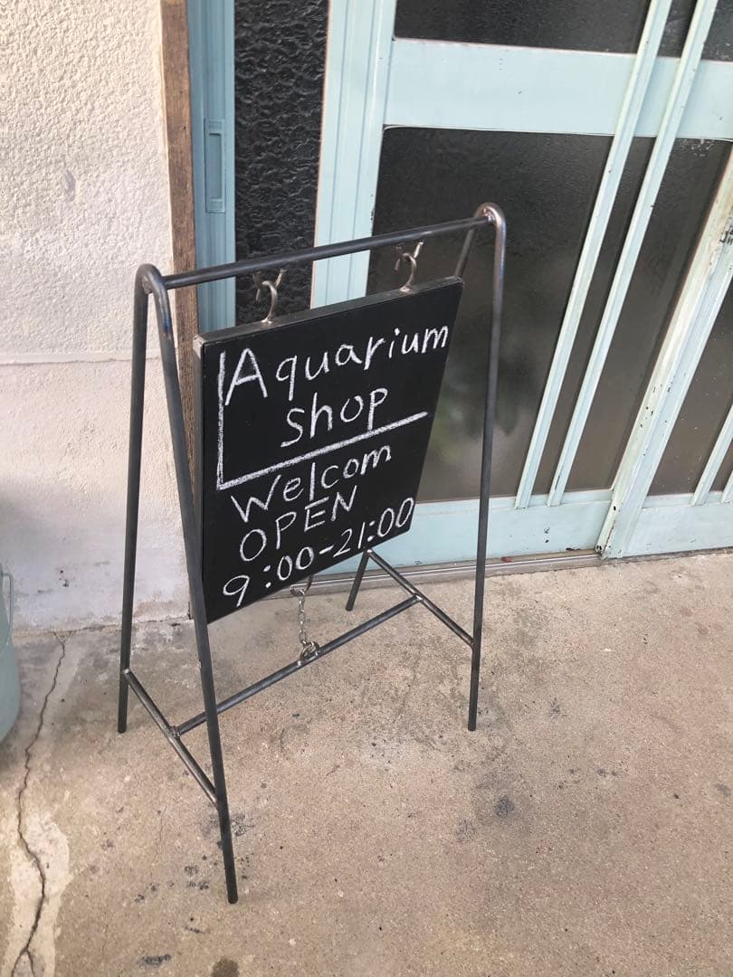 アイアン看板　インダストリアル　店舗用品　黒板看板　木看板　カフェ　美容室