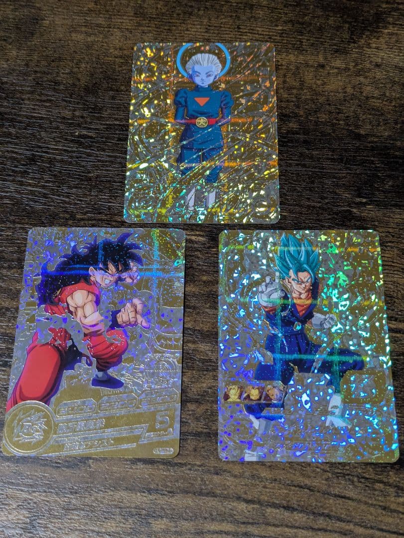 金箔ホログラム(ベジットブルー、大神官、ヤムチャ)セット