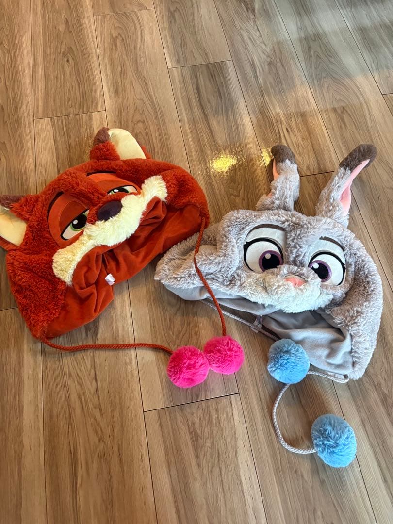 ズートピア 耳付きフード 2点セット