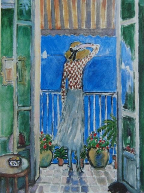 カシニョール（Cassigneul）、猫のいる室内、希少な画集より