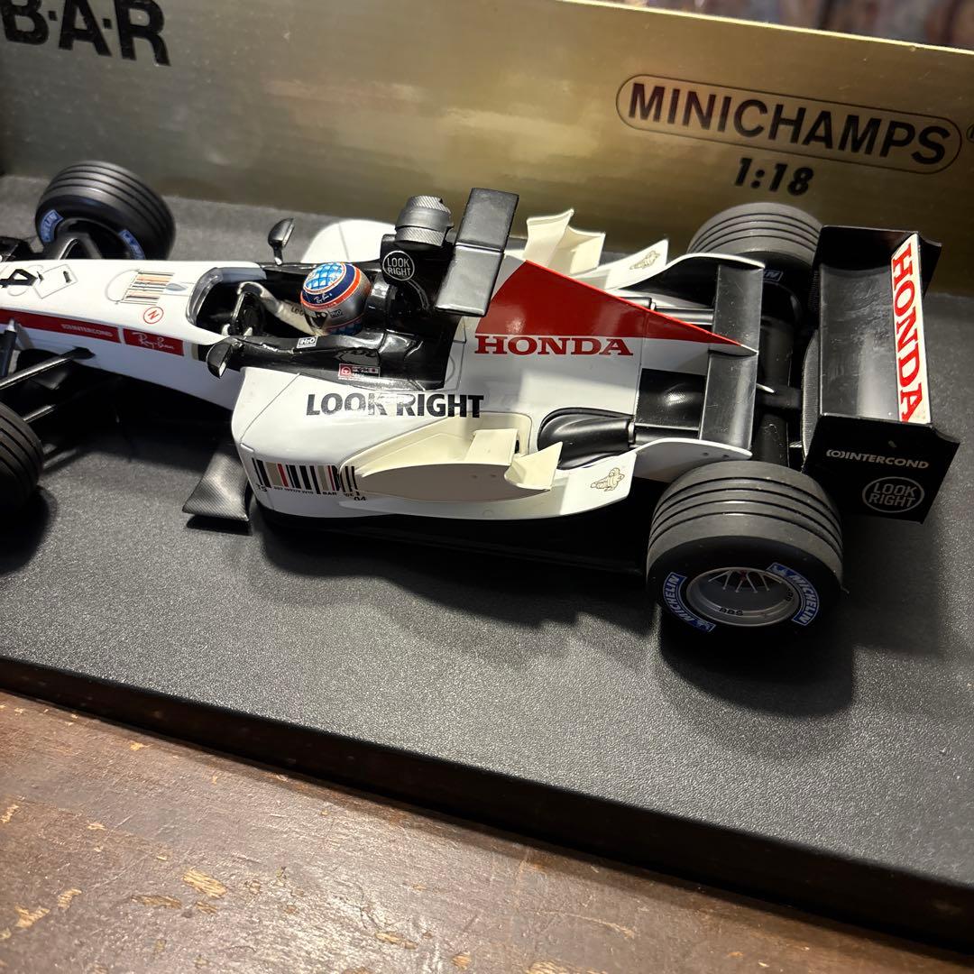 MINICHAMPS B-A-R F1モデルカー 1:18