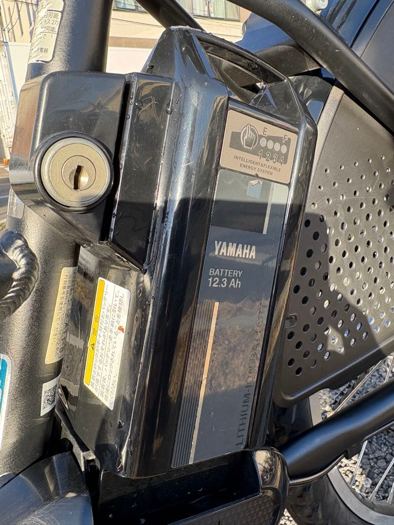 中古ブリヂストン電動アシスト自転車　12.3Ah 大阪　007番