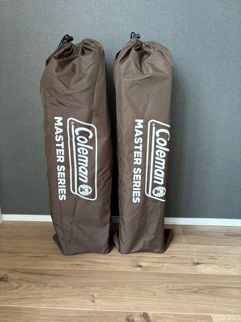 Coleman マスターシリーズコットンキャンバスチェア2脚セット※バラ売り不可