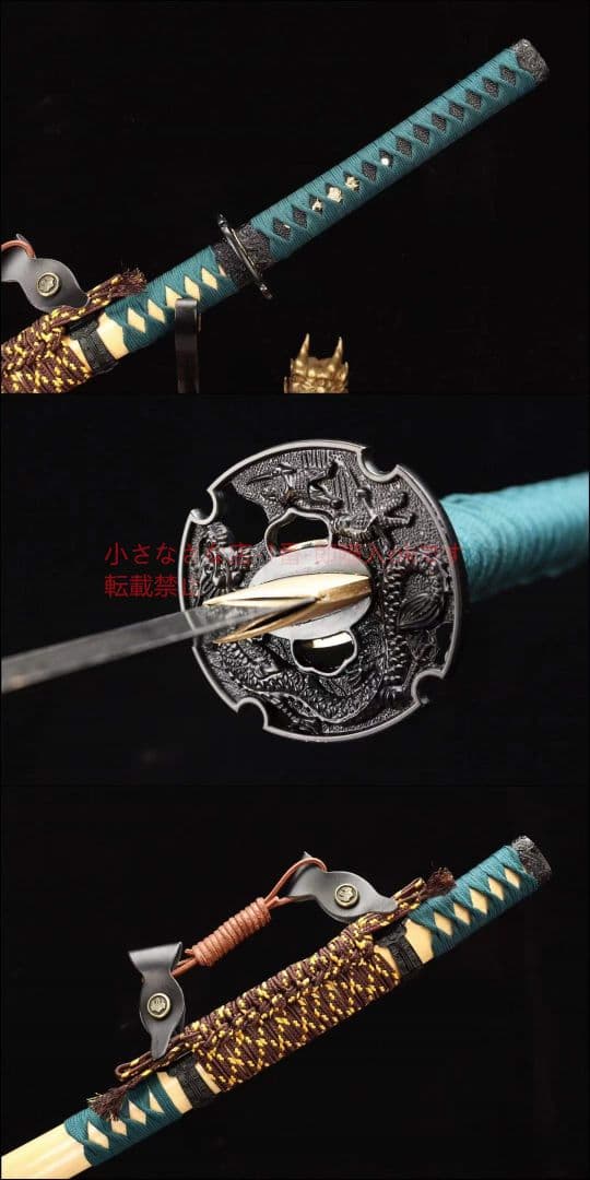 26寸百錬模様鋼武士太刀一徳淵 古兵器 武具 刀装具 日本刀 模造刀 居合刀