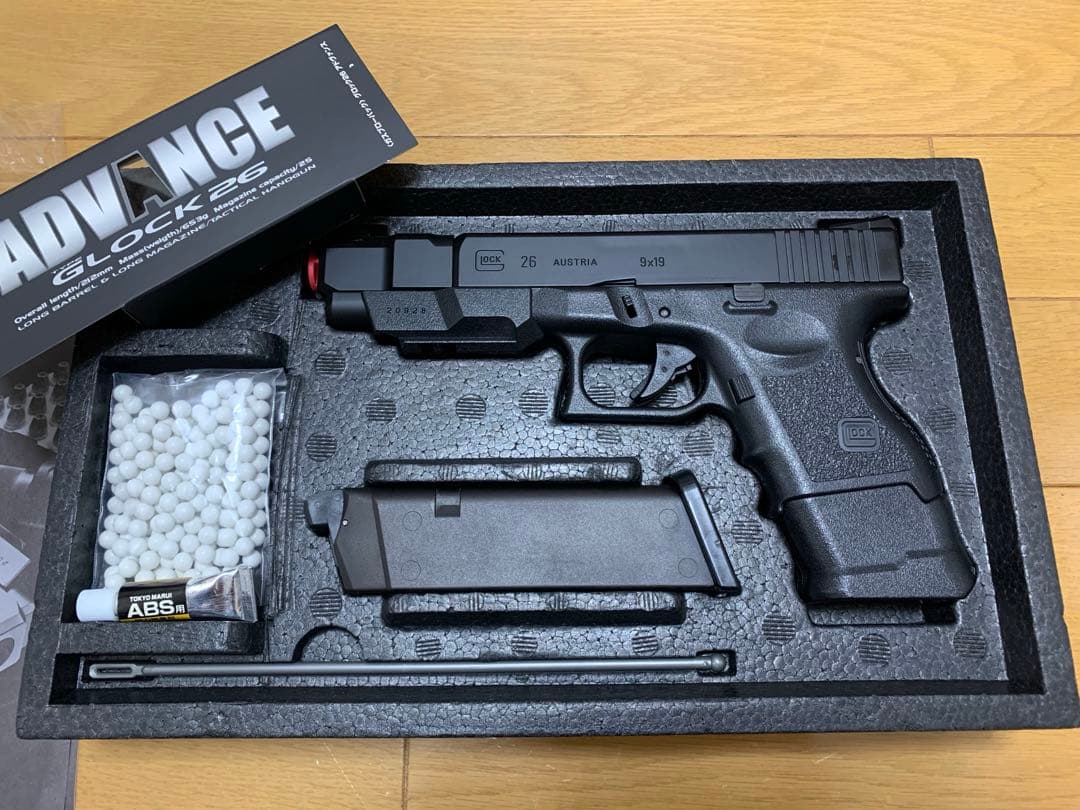 【未使用に近い】東京マルイ　グロック26 アドバンス エアーソフトガン