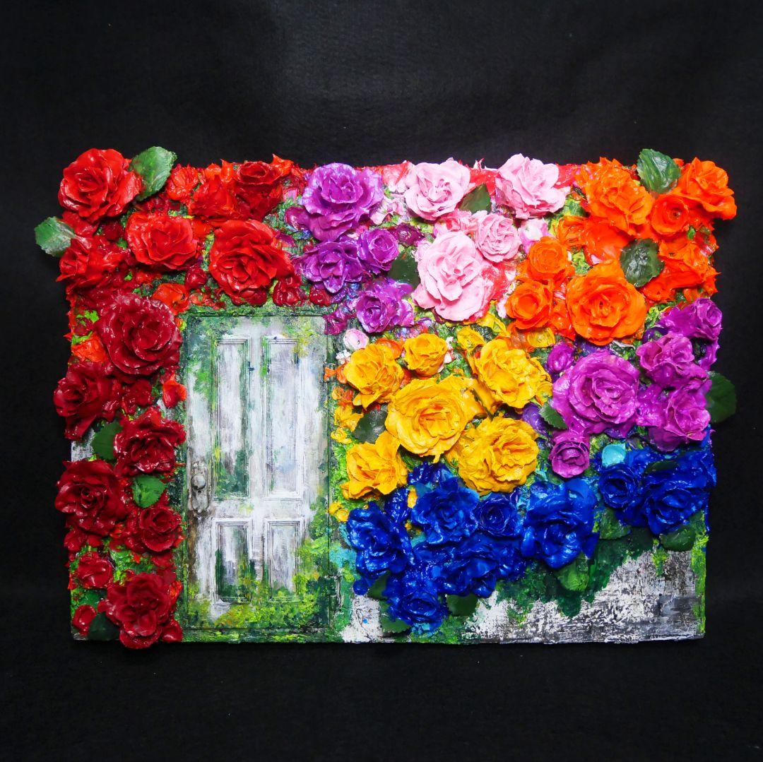 油絵 油彩 油彩画 絵画 絵【扉の先】