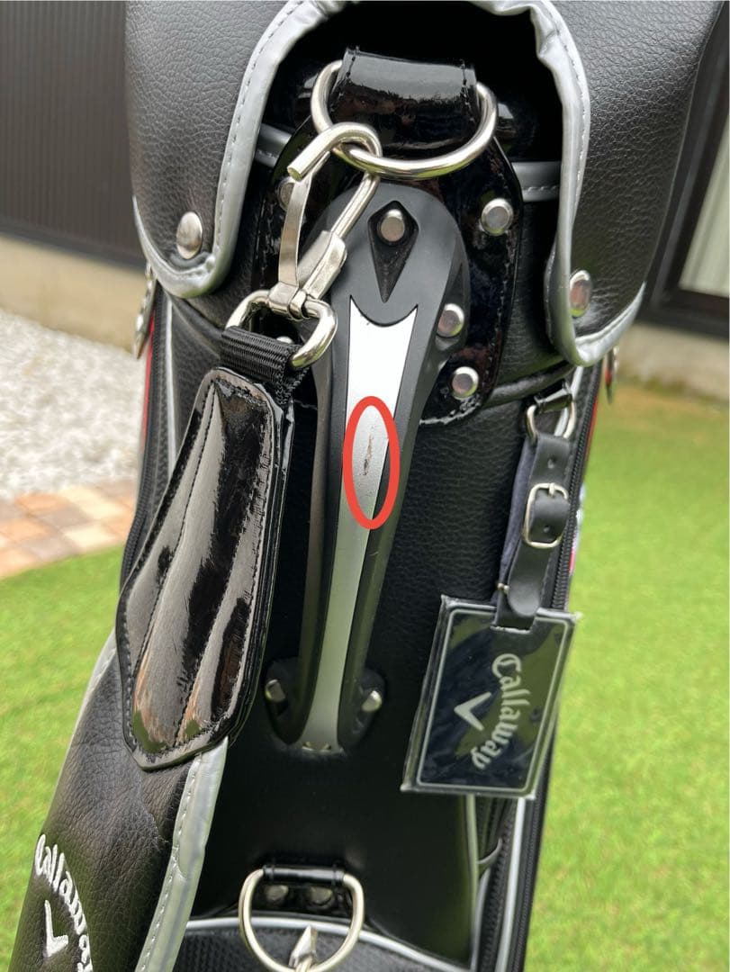 キャロウェイ Callawayゴルフバッグ 黒赤