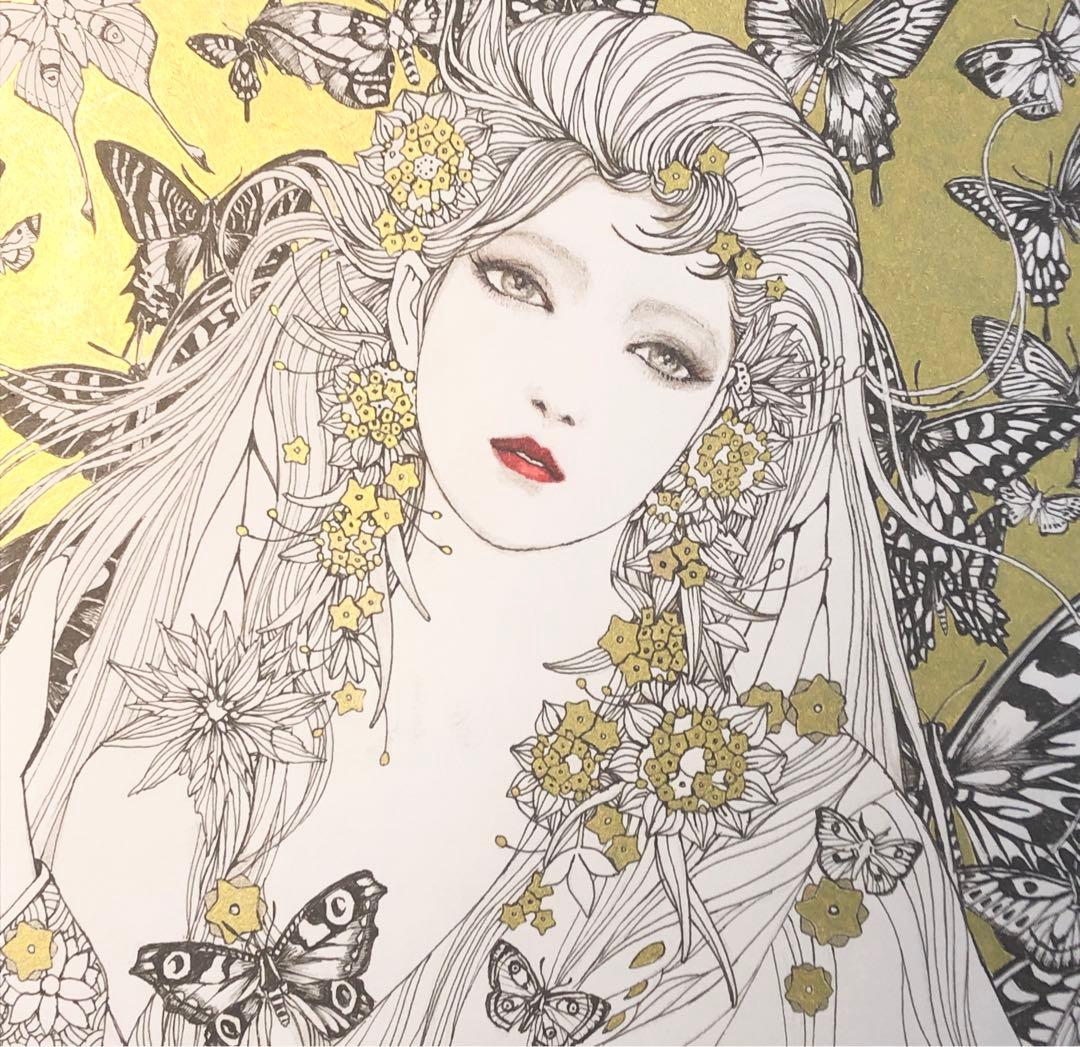 羽人の詩 Song of Hanebito【肉筆絵画】