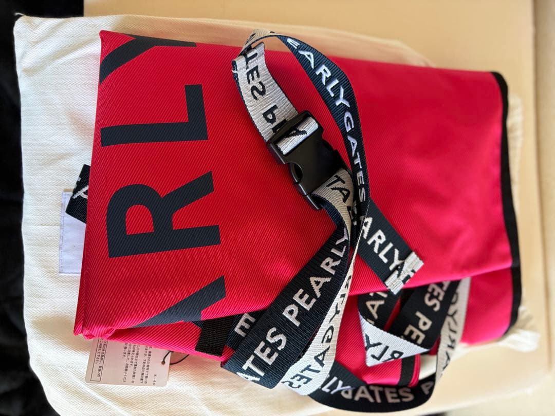 超可愛い。PEARLY GATES ゴルフバッグカバー ピンク非売品新品未使用品