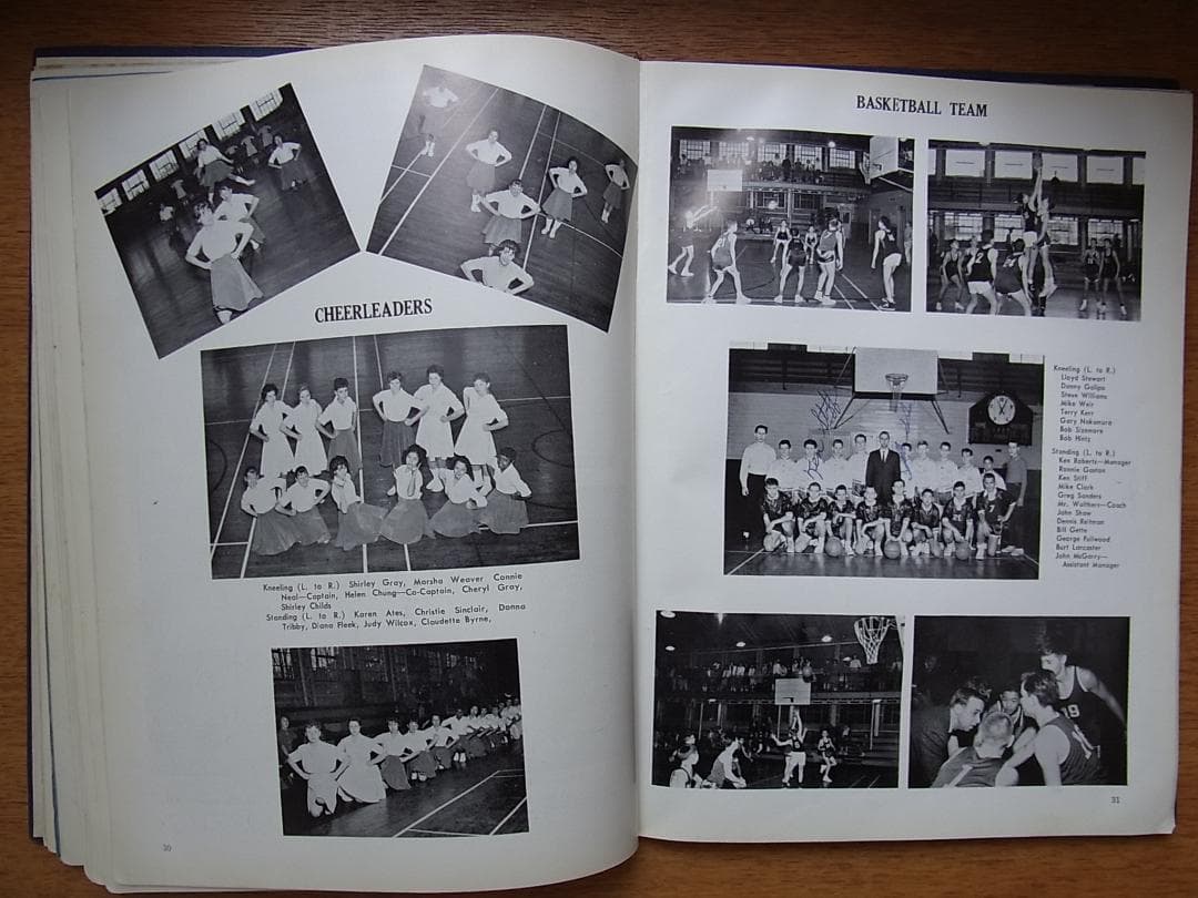 1962年米軍ワシントン・ハイツの代々木スクールの年鑑アルバム