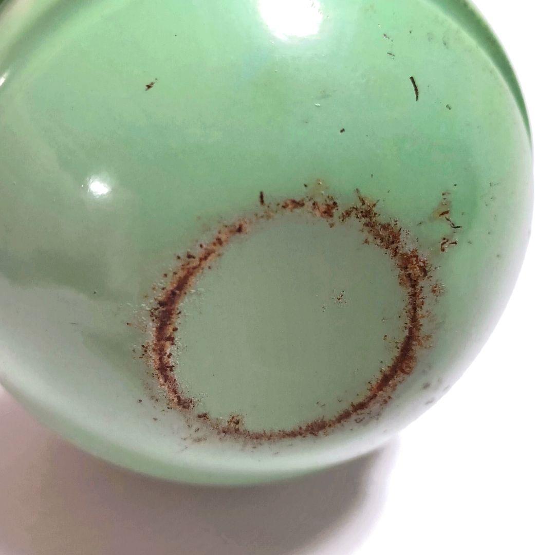 アンティーク ティン オイルランプ ケリーランプ イギリス ミントグリーン