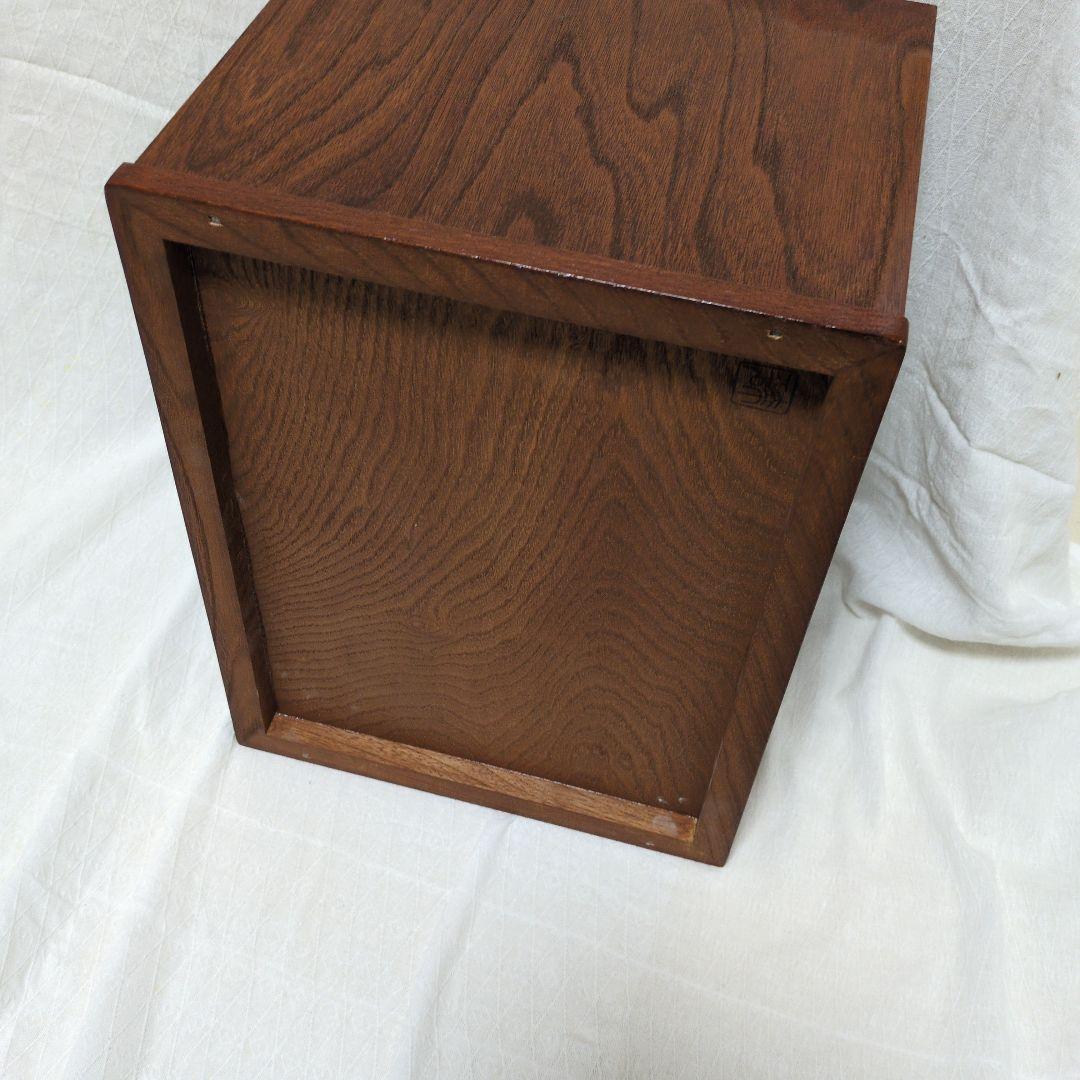 5段木製小型タンス ブラウン