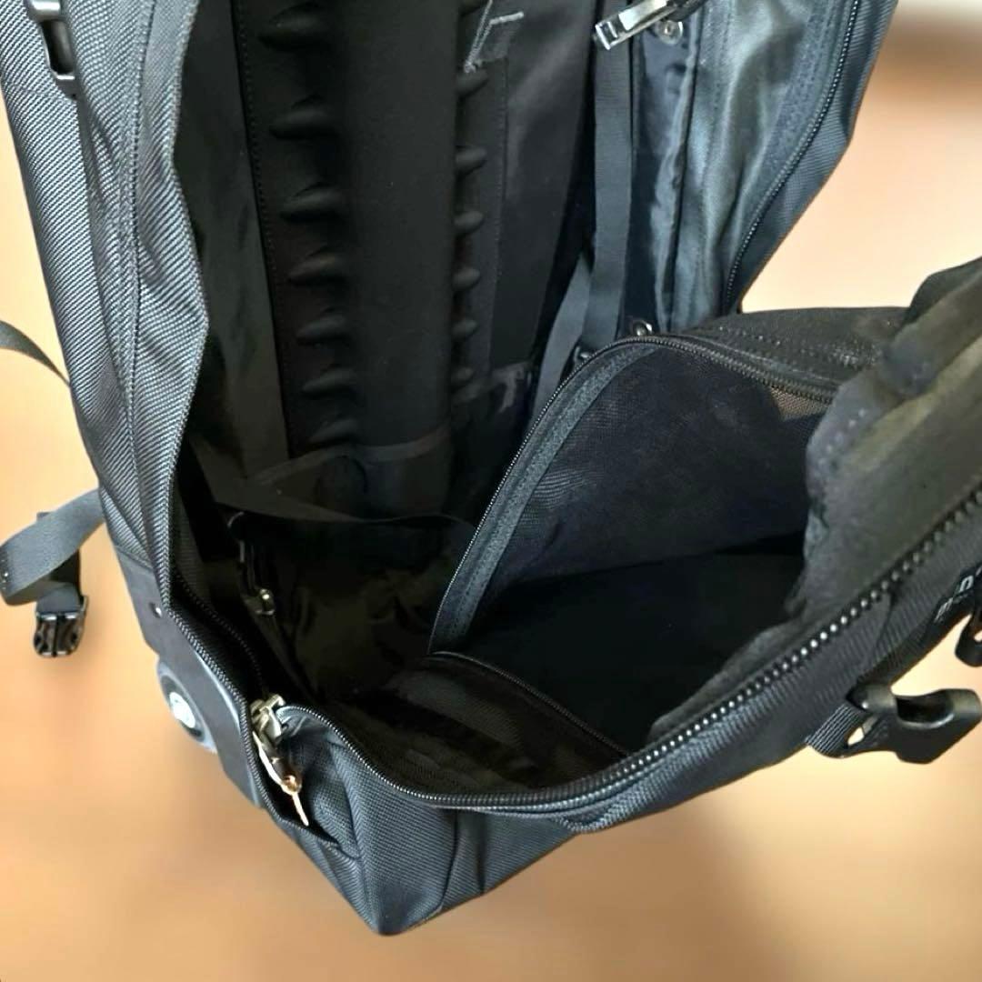 モンベル 3ウェイキャリーボストンバッグリュック ウエストポーチ 出張旅行 黒