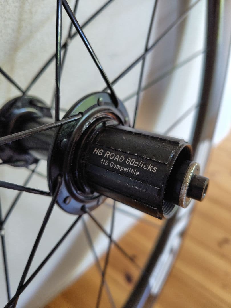 【にんじん】ロードバイクホイール　前60mm 後70mm