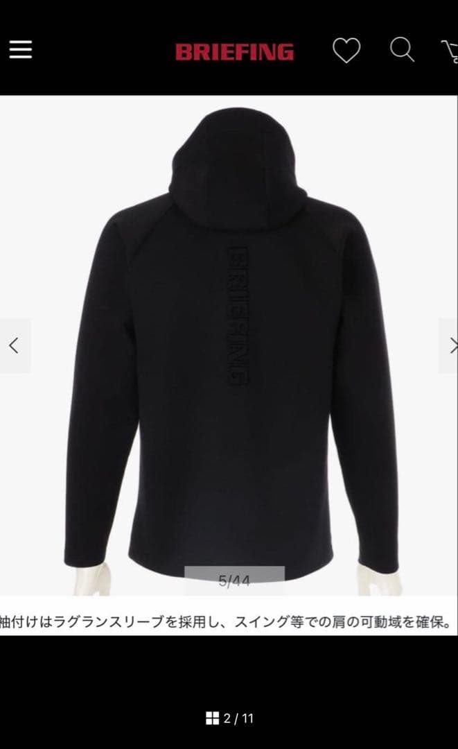 メンズウェア BRIEFING MEN'S WARM 3D LOGO PARKA