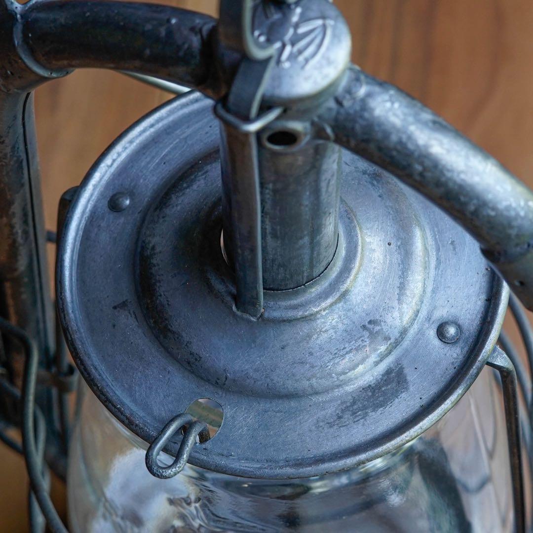 BAT 6 D.R PATENTE 2850 真鍮プレートヴィンテージ ランタン