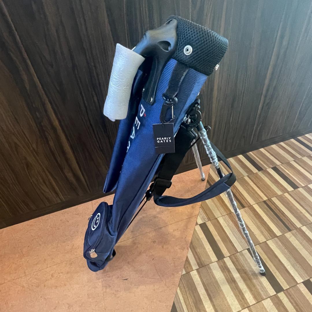 パーリーゲイツ　セルフスタンドバック　ミニバック　アイアンバック肩掛けベルト付き