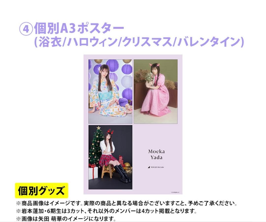 乃木坂46 2026年福袋A B C 19点　井上和