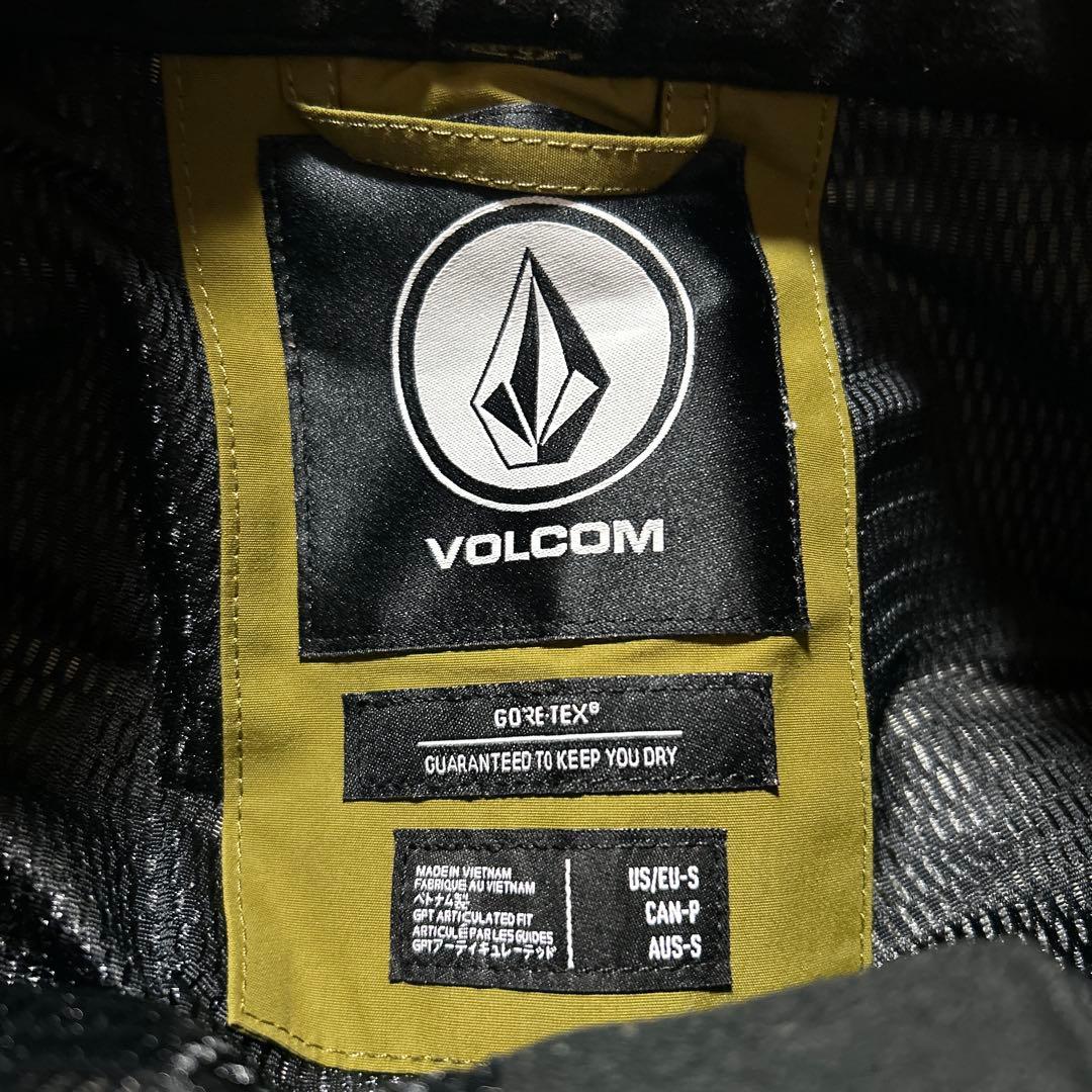 VOLCOM GORE-TEX スノーボードパンツ オリーブグリーン　メンズ　S