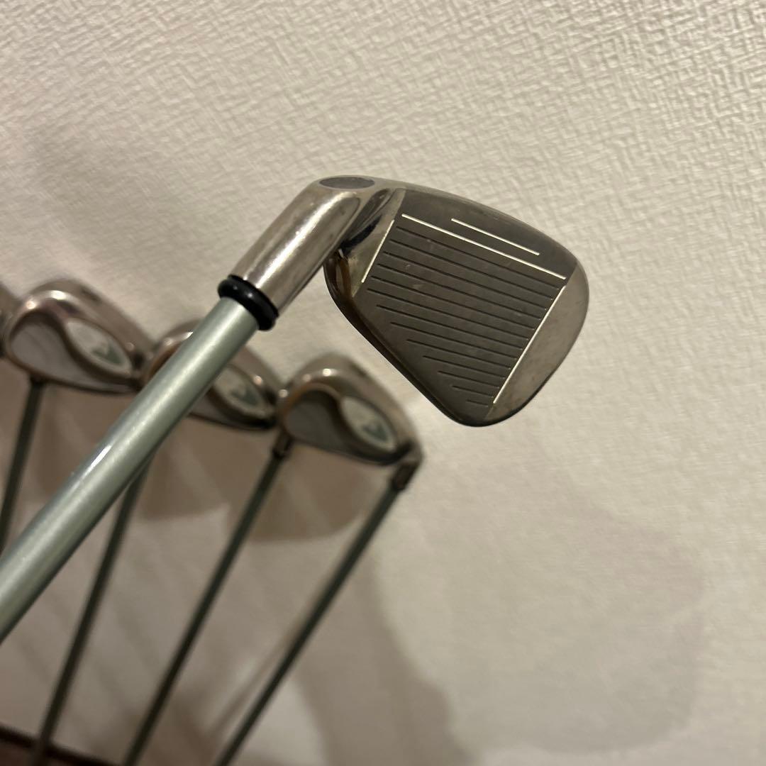名器ホークアイ　レディースL 8本　右利き　アイアンセット　キャロウェイ