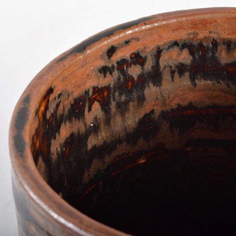 茶道具　江戸中期　瀬戸一重口水指　識箱　箱書きあり　M　R5723