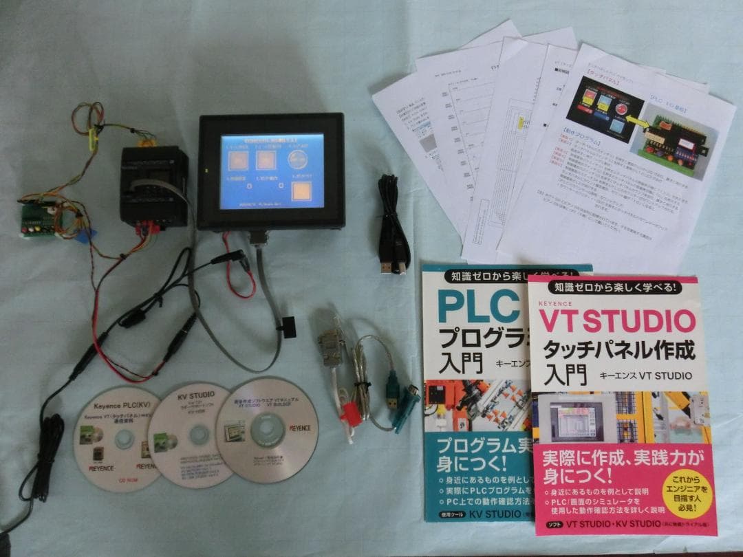 キーエンス Keyence PLC KV-16DT タッチパネル VT3-Q5S