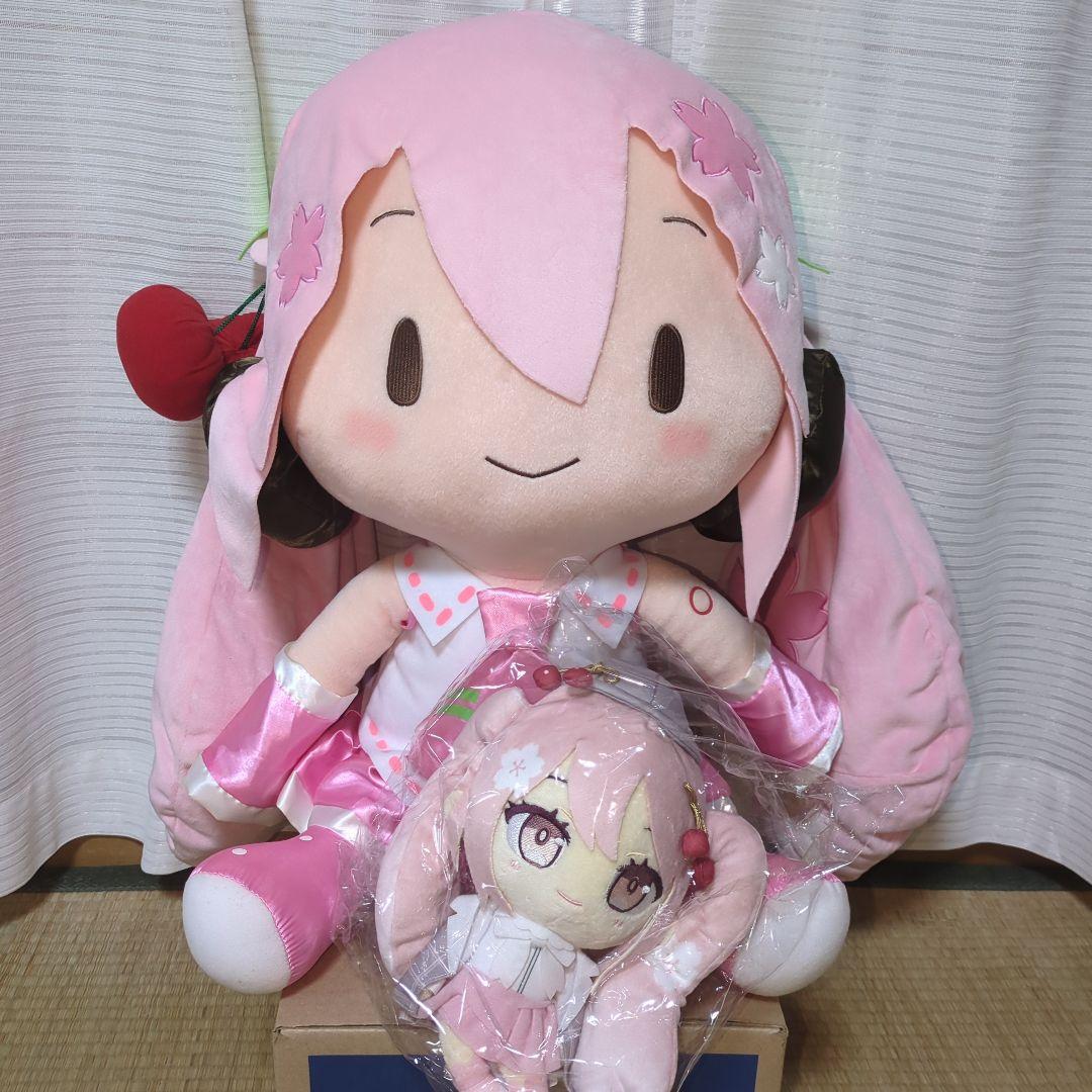 【おまけ付き】初音ミクシリーズ 桜ミク どでかジャンボふわふわぬいぐるみ