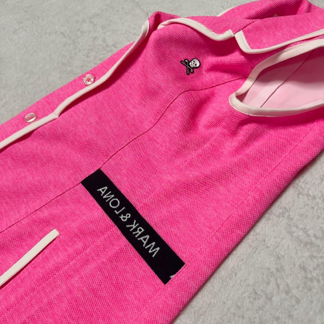 未使用　マークアンドロナ　ワンピース　ピンク　Dormie Polo Dress