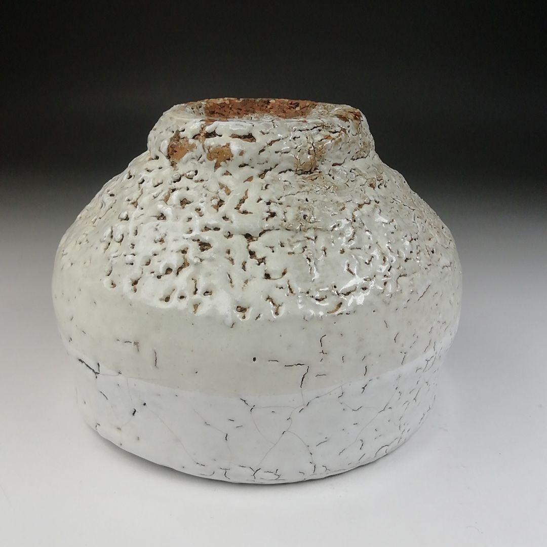 Ｔ４７２　茶碗　『萩焼』『北浜山　渋谷泥詩』　共箱　抹茶碗　茶道具