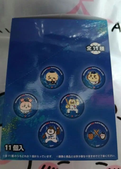 【限定】ちいかわ　ドジャース　ホログラム　缶バッチ　11個