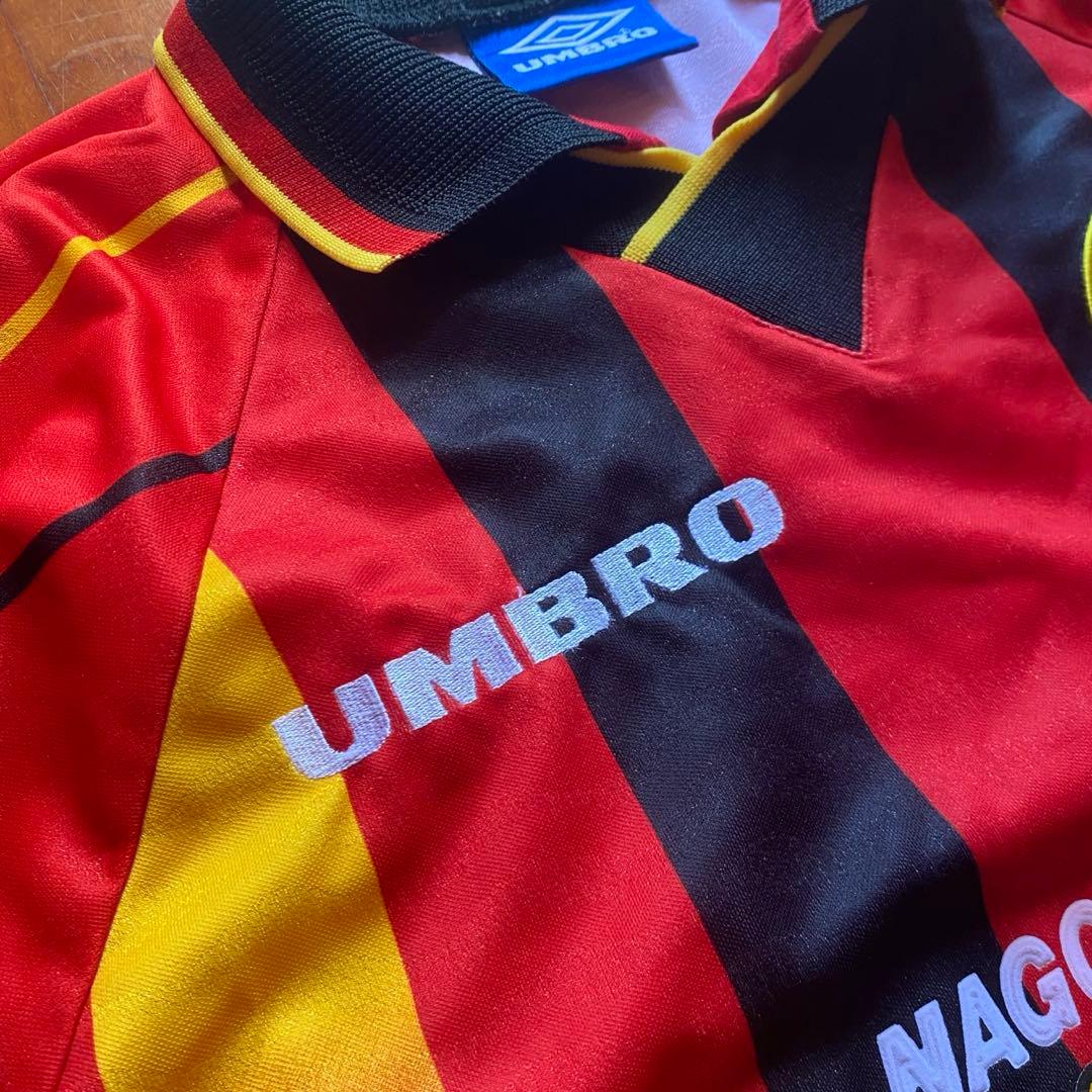 希少 名古屋グランパス 1997年上下ユニフォームセット umbro