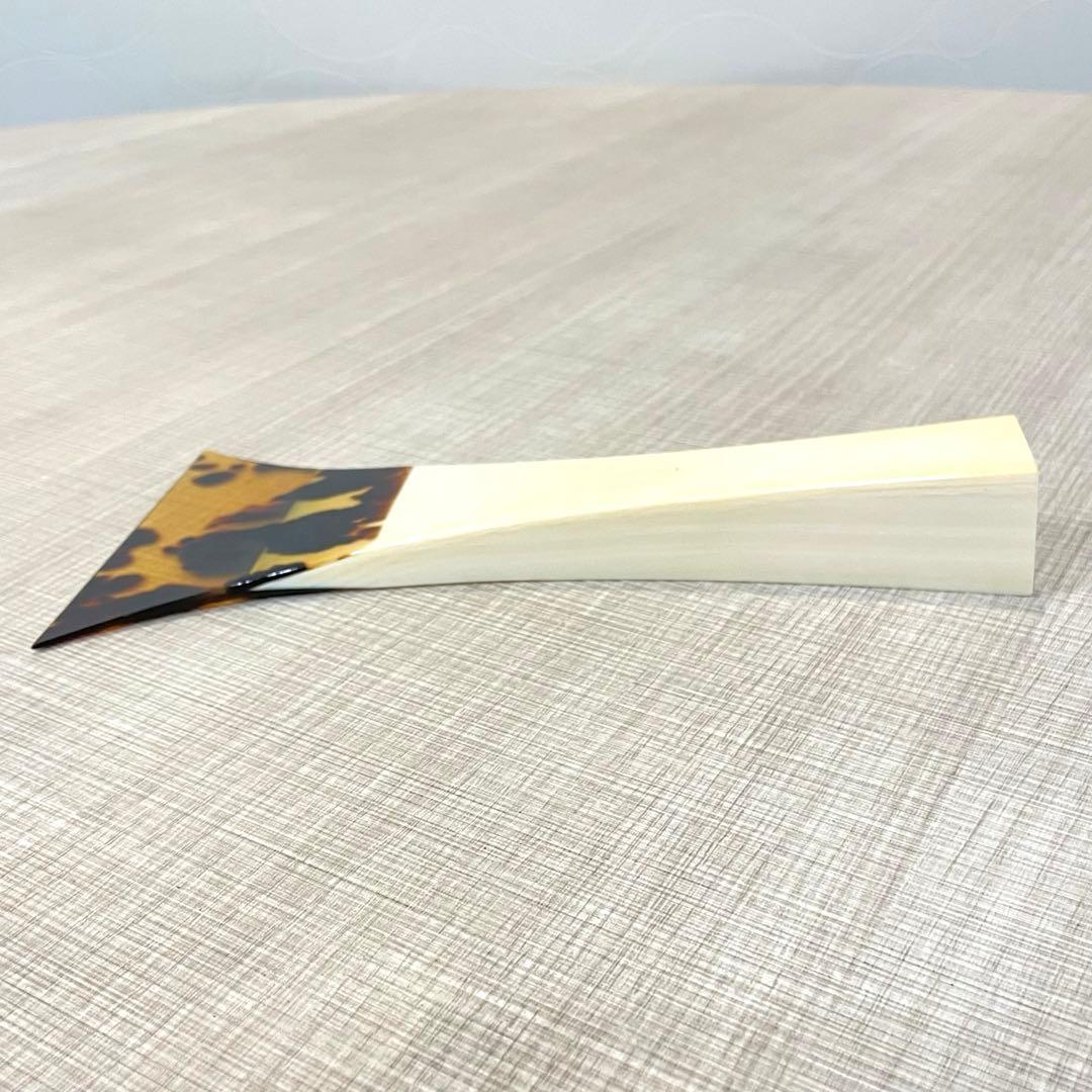 【美品】ふじ印 さざ波撥 津山撥 小山流 津軽三味線バチ 鼈甲撥 地唄 高級