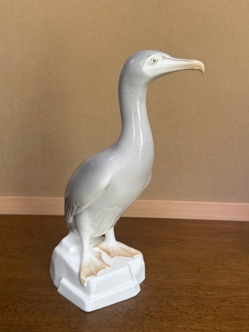 Noritake ノリタケ　ボーンチャイナ　鵜　置物　フィギュリン　26cm