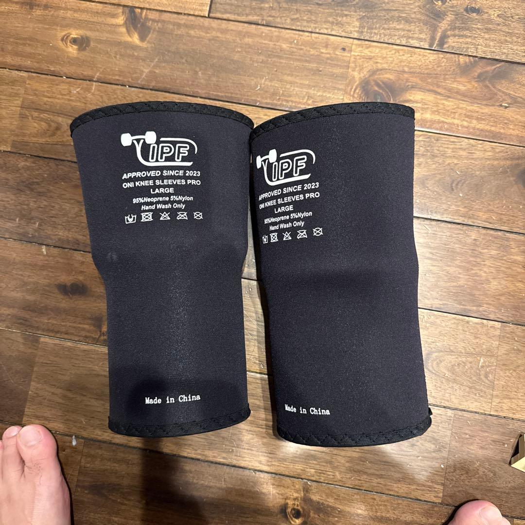 IPF ONI KNEE SLEEVES PRO Lサイズ