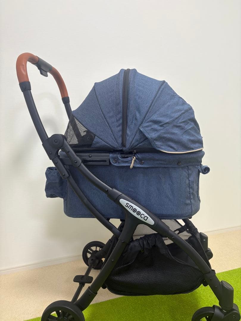 smooca デニム ペットカート ペットパラダイス