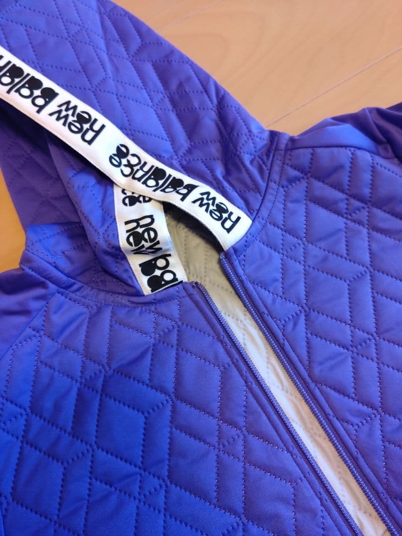 ニューバランスゴルフ　防風フルジップフーディ　新品未使用 パープル