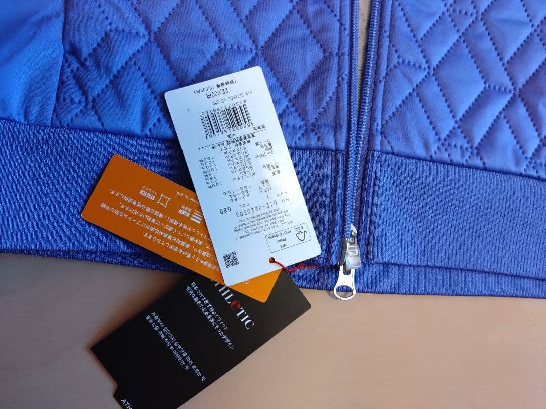 ニューバランスゴルフ　防風フルジップフーディ　新品未使用 パープル