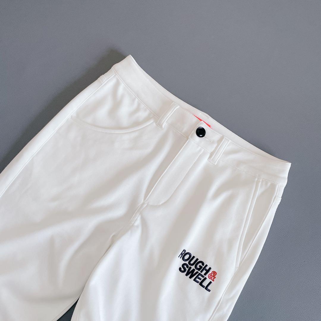 ROUGH & SWELL ラフ&スウェル ロングパンツ S ホワイト