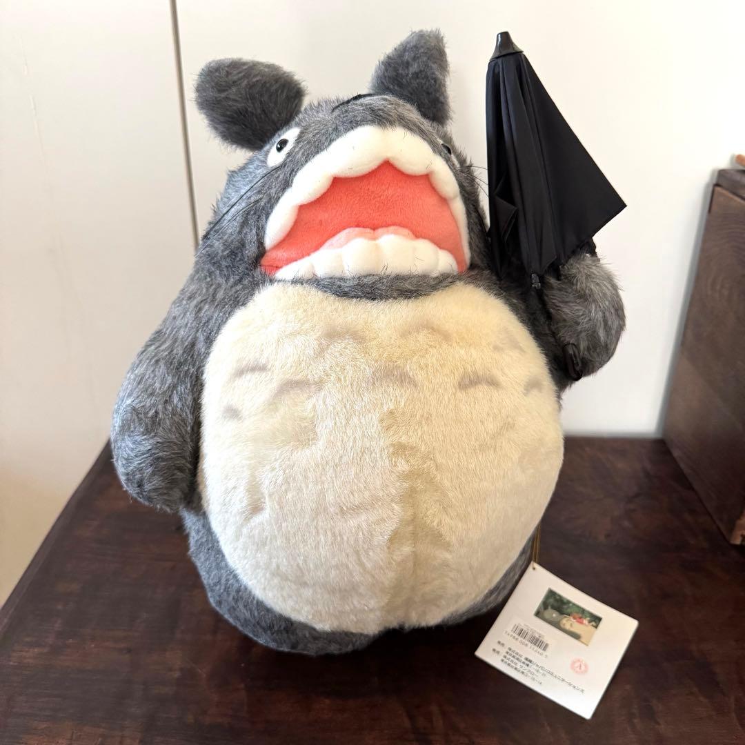 【昭和レトロ】となりのトトロ　ジブリ　ぬいぐるみ　傘付き　激レア　コレクション