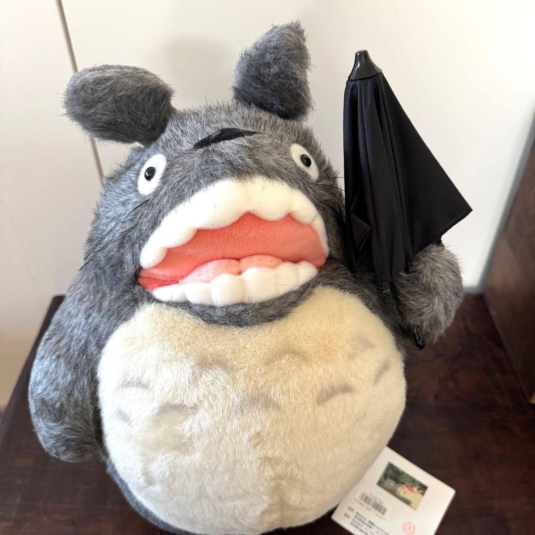 【昭和レトロ】となりのトトロ　ジブリ　ぬいぐるみ　傘付き　激レア　コレクション