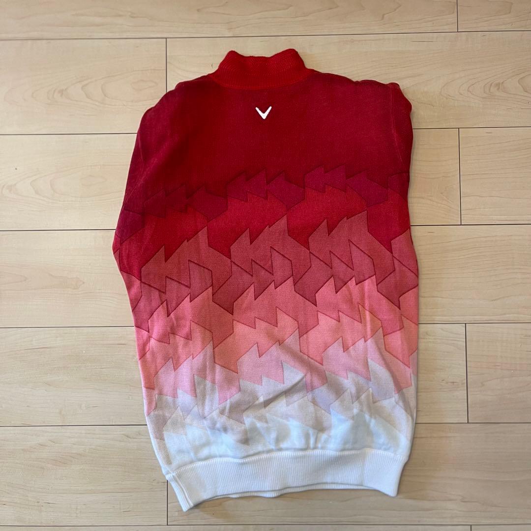 キャロウェイ　防寒　セーター　生地　風除け