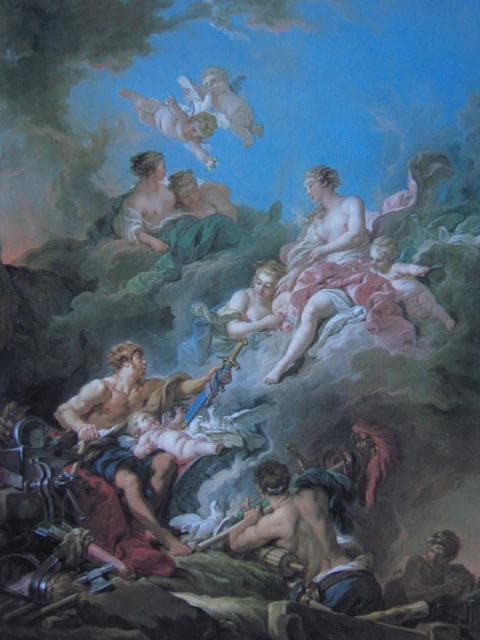 フランソワ ブーシェ、【ウルカーヌスから武器をもらうヴィーナス】