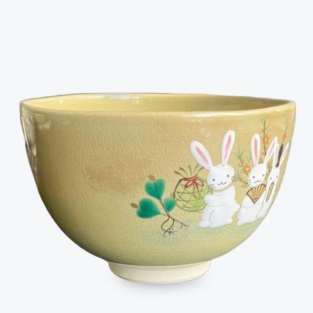 茶碗　うさぎの五節句　抹茶碗　茶道具