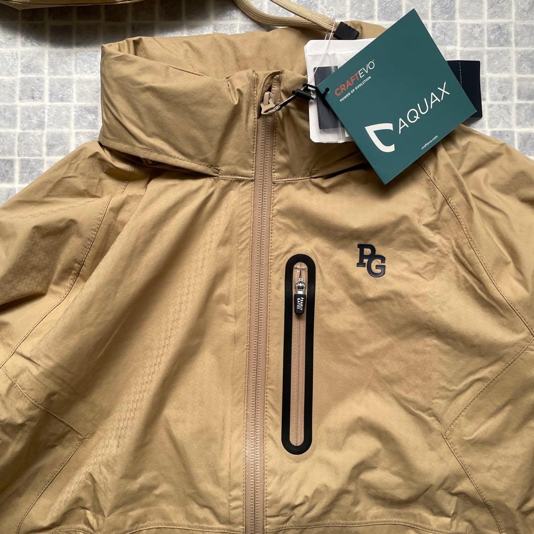 PEARLY GATES パーリーゲイツ　レインウエア　ブルゾン　ベージュ0