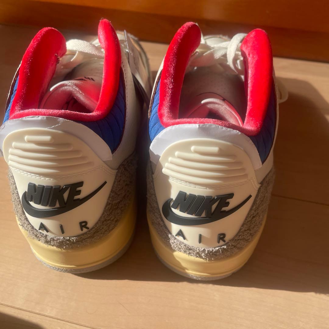 断*た様 NIKE Air Jordan 3 ホワイト/レッド/ブルー　ソウルジ