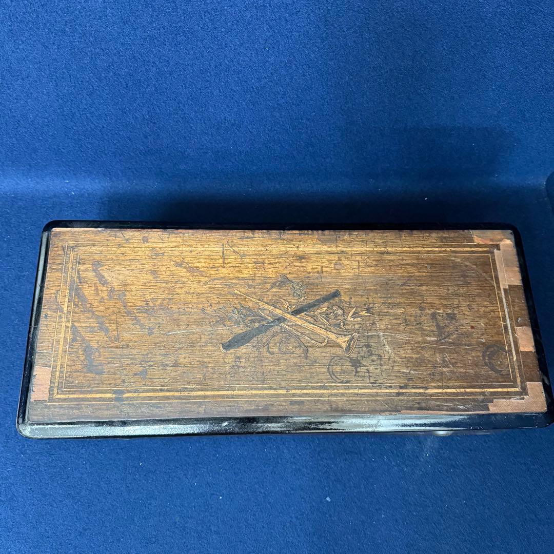 シリンダー オルゴール アンティーク 時代 古玩 当時物 旧家 蔵出 骨董品